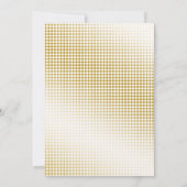 Rode Amaryllis Bloem Goud gecontroleerd Kaart (Achterkant)