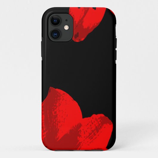 rode amaryllis duo Case-Mate iPhone case (Achterkant)