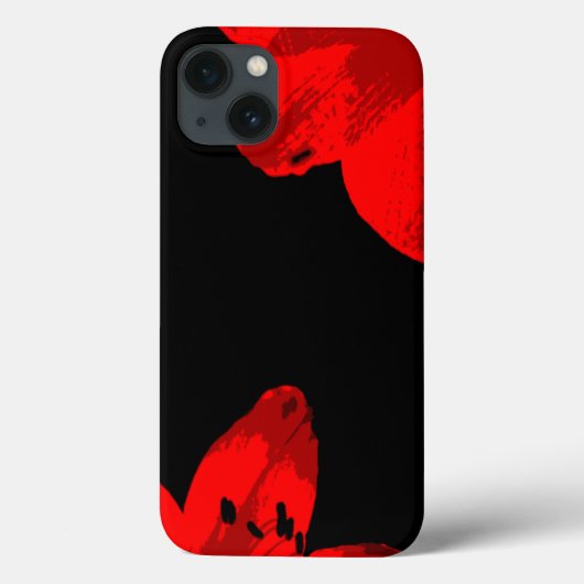 rode amaryllis duo Case-Mate iPhone case (Achterkant)