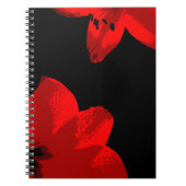 rode amaryllis duo notitieboek (Voorkant)