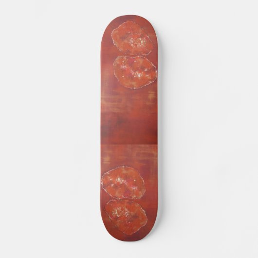 Rode Ameoba Skateboard (Voorkant)