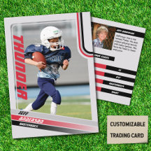 Rode American Football Ruilkaart Voor Kinderen