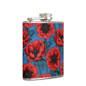 Rode anemontuin heupfles (Rechts)