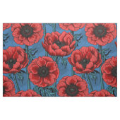 Rode anemontuin stof (Fat Quarter)