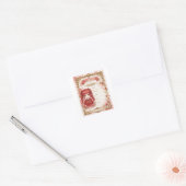 Rode Anime Meisje School Label (Envelop)