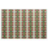 Rode Anjer Bloemen Patroon Stof (Yard (91,4 cm))