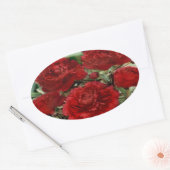 Rode anjer bloemen Stickers (Envelop)
