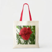 Rode anjer Canvas tas (Voorkant)