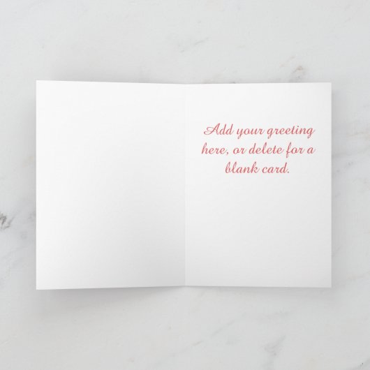 Rode anjer Kaart (Binnen)