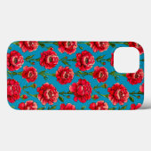 Rode anjers bloemschikking natuur geïnspireerd Case-Mate iPhone case (Achterkant (horizontaal))