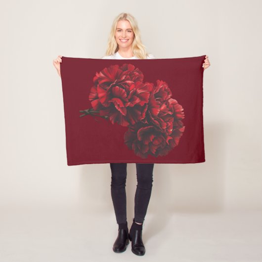 rode anjers deken (In situ)