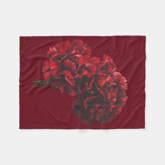 rode anjers deken (Voorkant (Horizontaal))
