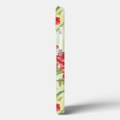 Rode anjers op groen met vlinders Case-Mate iPhone case (Achterkant / Links)