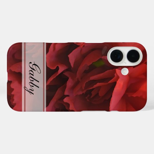 Rode anjnflal Case-Mate iPhone case (Achterkant (horizontaal))