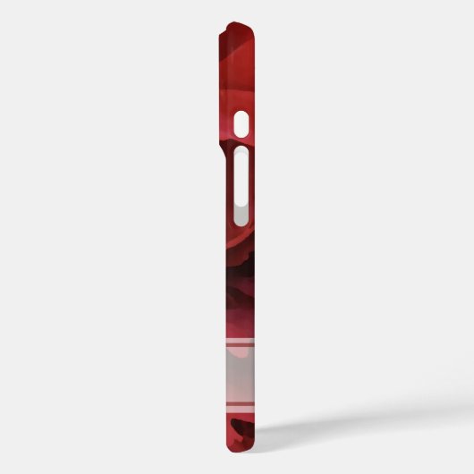 Rode anjnflal Case-Mate iPhone case (Achterkant / Links)