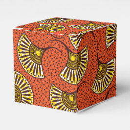 Rode Ankara-waaierprint Bedankdoosjes