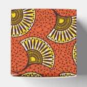 Rode Ankara-waaierprint Bedankdoosjes (Bovenkant)
