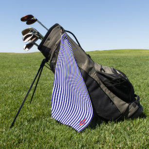Rode Anker Blauwe Strepen Golf Handdoek