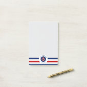 Rode Anker Boot Jacht Nautilisch Specialist Post-it® Notes (Op bureau)