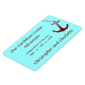 Rode Anker HAT Stateroom Deurmarkering Magneet (Linkerzijde)