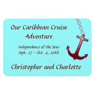 Rode Anker HAT Stateroom Deurmarkering Magneet