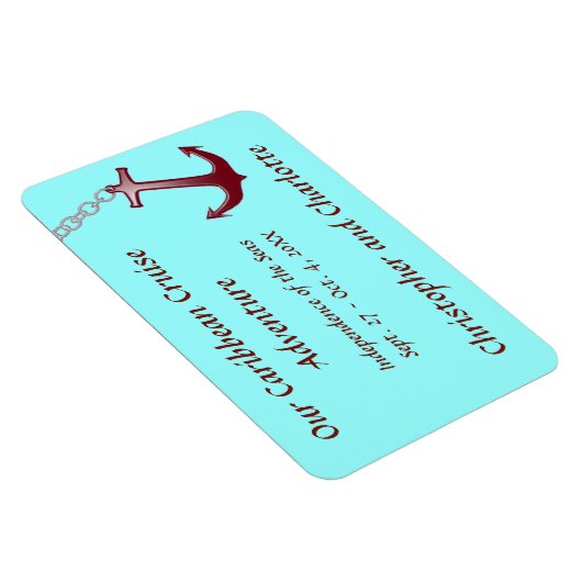 Rode Anker HAT Stateroom Deurmarkering Magneet (Rechterzijde)