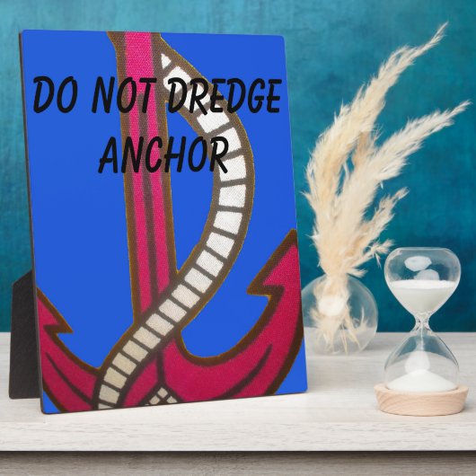 Rode Anker Kunstprint Fotoplaat (Zijkant)