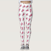 Rode anten op witte Leggings (Voorkant)