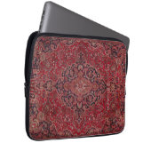 Rode Antiek tapijt Laptop Sleeve (Voorkant Rechts)