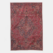 Rode Antiek tapijt Theedoek (Verticaal)