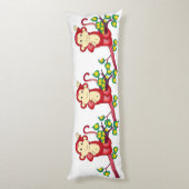 Rode apen Dierenlichaam Pillow Lichaamskussen (Achterkant (Verticaal))