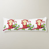 Rode apen Dierenlichaam Pillow Lichaamskussen (Voorkant)