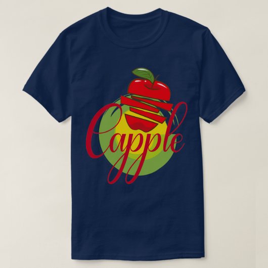 Rode appel 1 t-shirt (Design voorkant)
