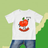 Rode appel baby bodysuit