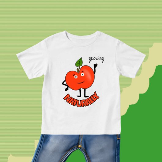 Rode appel baby bodysuit