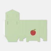 rode appel bedankdoosjes (Uitgevouwen)