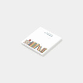Rode Appel Boekenplank Persoonlijke Leerkracht Post-it® Notes (Schuin)