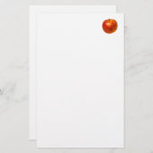 Rode appel briefpapier (Voorkant / Achterkant)