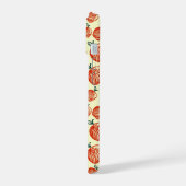 Rode Appel Doodle Patroon iPhone 15 Case (Linkerkant)