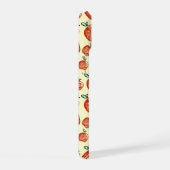 Rode Appel Doodle Patroon iPhone 15 Case (Rechterkant)