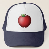 Rode appel - Emoji Trucker Pet (Voorkant)