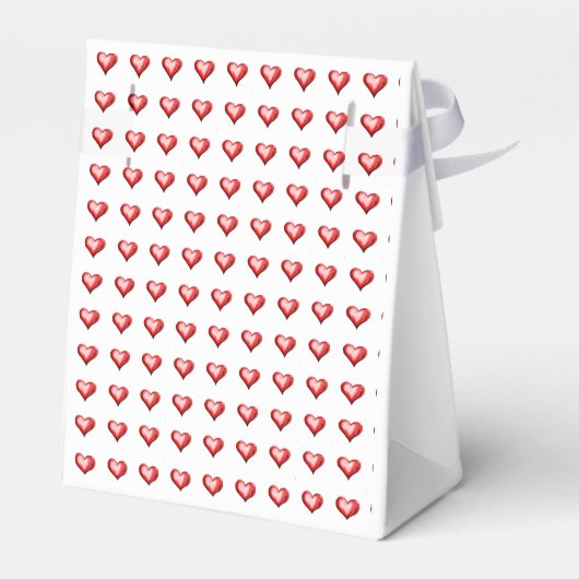 Rode appel en wit Vrijgezellenfeest Bedankdoosjes (Achterkant)