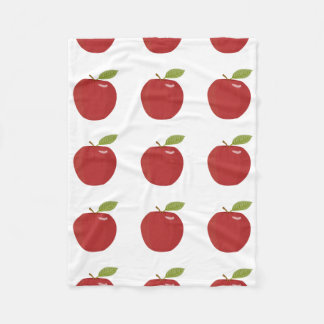 rode appel fleece deken