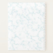 Rode appel gouden quote stijlvolle marmeren leraar planner (Achterkant)