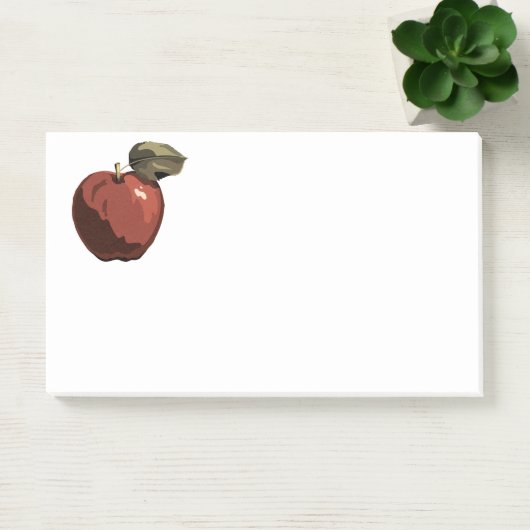 Rode appel illustratie post-it® notes (Kantoor)