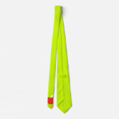 rode appel in neon gele das (Achterkant)