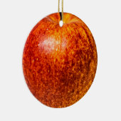 Rode appel keramisch ornament (Rechts)