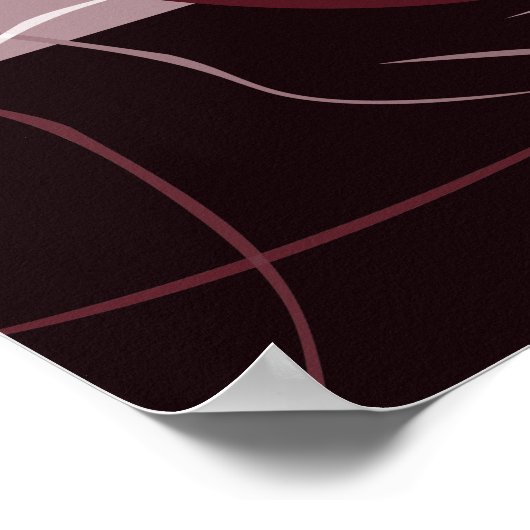 Rode appel keuken wanddecoratie poster (Hoek)