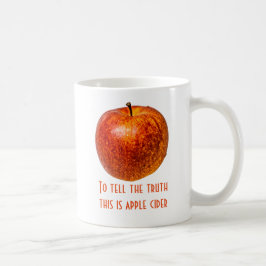 Rode appel koffiemok