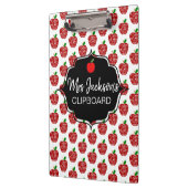 rode appel leraar bedankt je pensionering Nursery Klembord (Links)